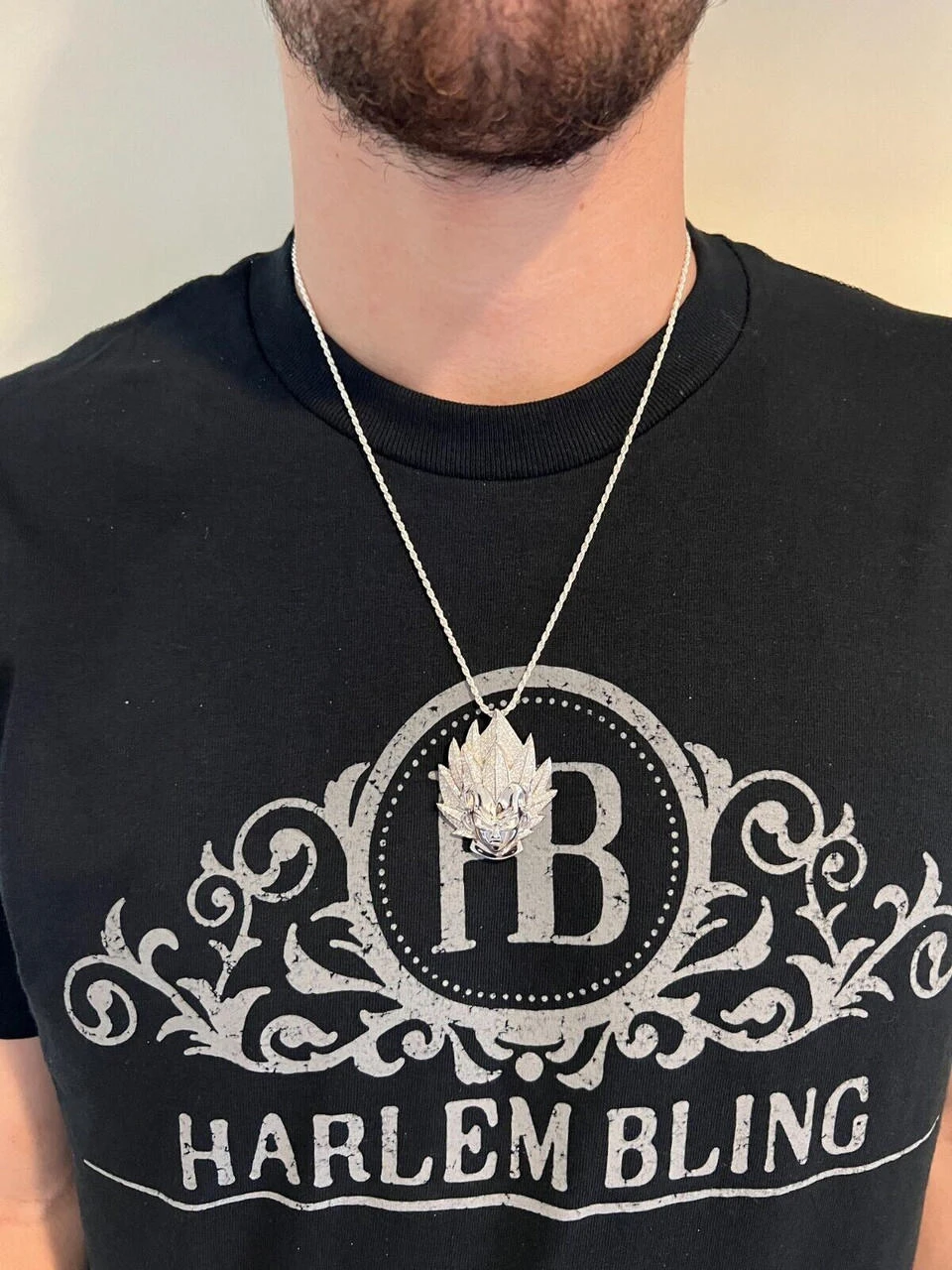 MOISSANITE Real Silver / Gold Plated Iced Goku Super Saiyan Dragon Ball Necklace 11 MOISSANITE Real Silver / Gold Plated Iced Goku Super Saiyan Dragon Ball Necklace - Image 9