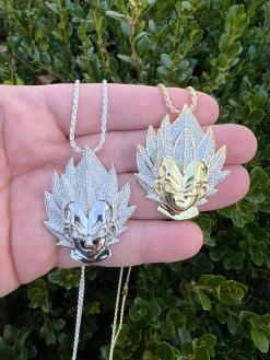 MOISSANITE Real Silver / Gold Plated Iced Goku Super Saiyan Dragon Ball Necklace 26 MOISSANITE Real Silver / Gold Plated Iced Goku Super Saiyan Dragon Ball Necklace -Harlem Bling Shop harlembling moissanite real silver gold plated iced goku super saiyan dragon ball necklace 65977.1674149342