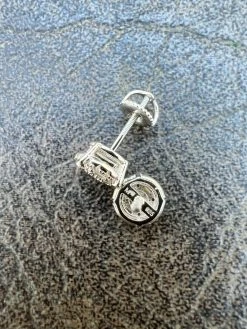 Moissanite Real Silver Hip Hop 8mm Earrings Round Cluster Stud Pass Diamond Test 24 Moissanite Real Silver Hip Hop 8mm Earrings Round Cluster Stud Pass Diamond Test -Harlem Bling Shop harlembling moissanite real silver hip hop 8mm earrings round cluster stud pass diamond test 14891.1664362589