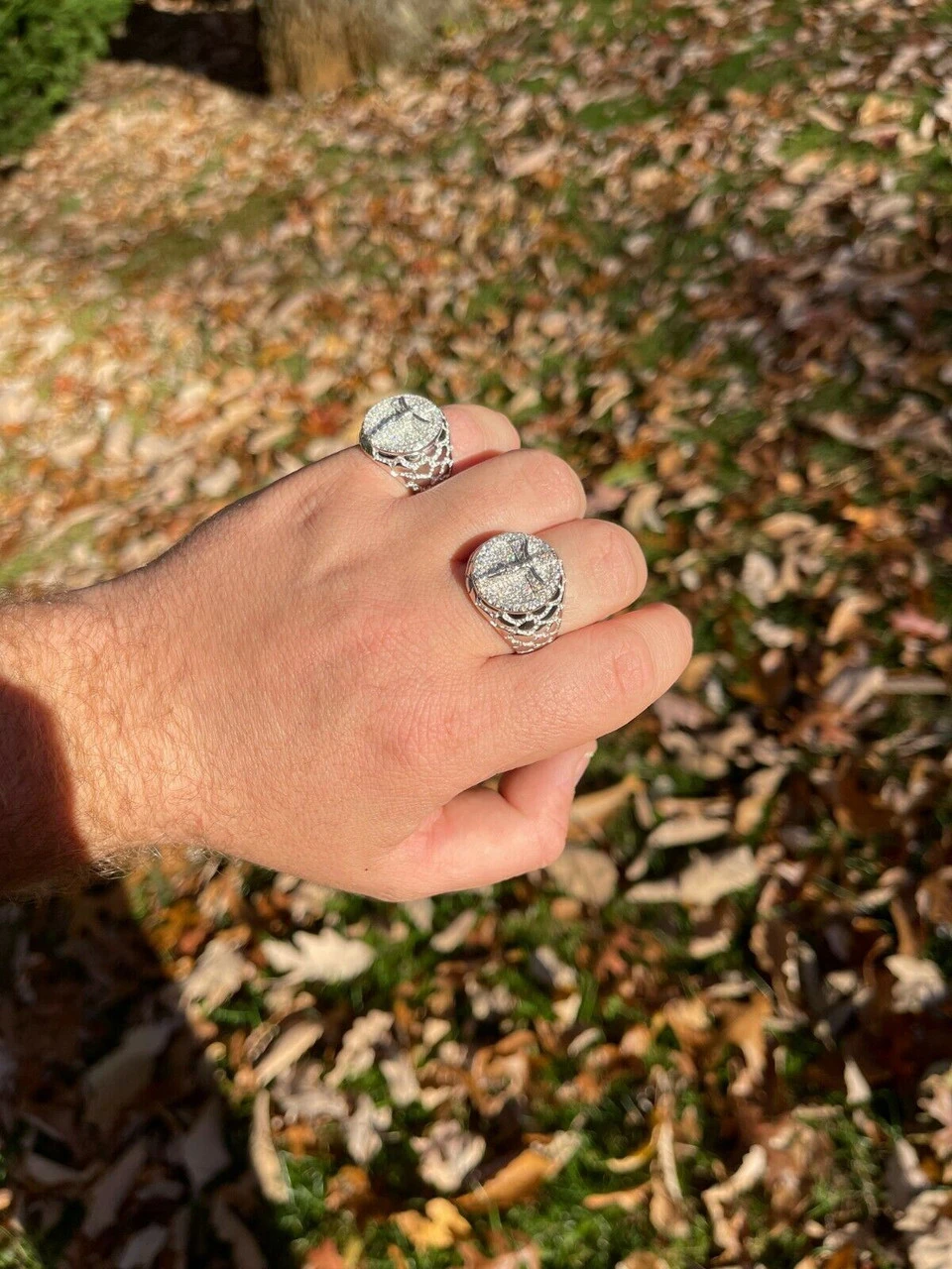 Moissanite Ring Jesus On Cross Real 925 Silver Hip Hop Iced Pass Diamond Tester 12 Moissanite Ring Jesus On Cross Real 925 Silver Hip Hop Iced Pass Diamond Tester - Image 10