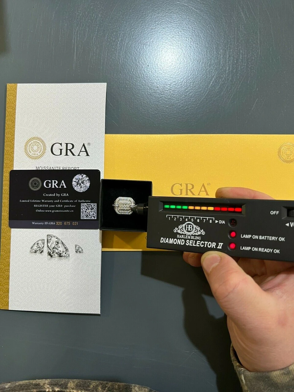 MOISSANITE Ring Real 925 Silver Iced Baguette Pinky Hip Hop Passes Diamond Test 14 MOISSANITE Ring Real 925 Silver Iced Baguette Pinky Hip Hop Passes Diamond Test - Image 12