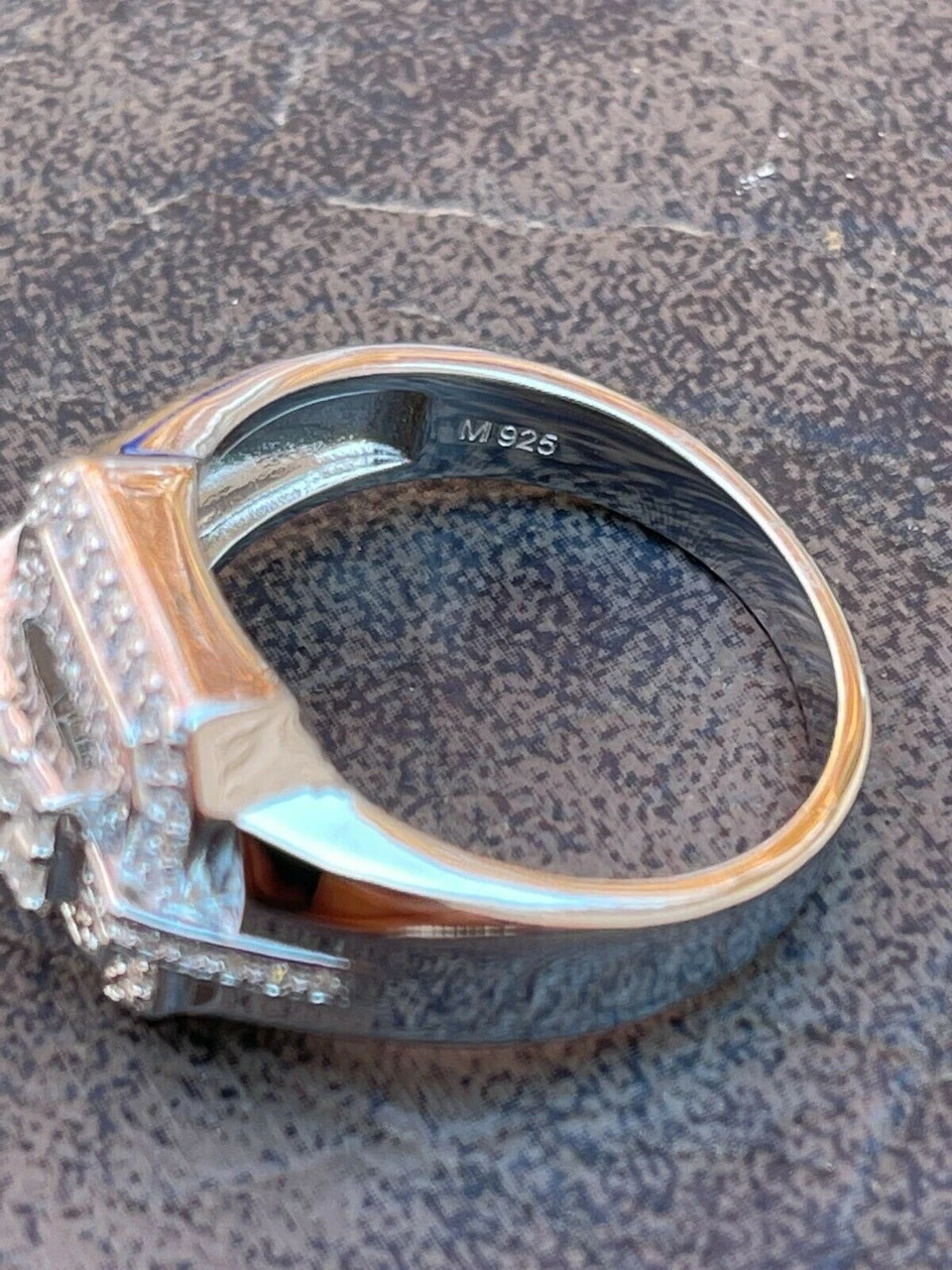 MOISSANITE Ring Real 925 Silver Iced Baguette Pinky Hip Hop Passes Diamond Test 13 MOISSANITE Ring Real 925 Silver Iced Baguette Pinky Hip Hop Passes Diamond Test - Image 11