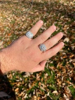 MOISSANITE Ring Real 925 Silver Iced Baguette Pinky Hip Hop Passes Diamond Test 22 MOISSANITE Ring Real 925 Silver Iced Baguette Pinky Hip Hop Passes Diamond Test -Harlem Bling Shop harlembling moissanite ring real 925 silver iced baguette pinky hip hop passes diamond test 81632.1664355563