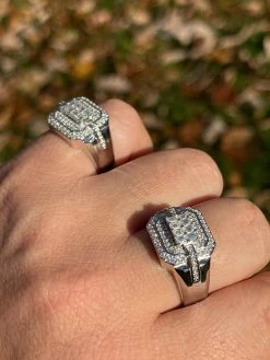 MOISSANITE Ring Real 925 Silver Iced Baguette Pinky Hip Hop Passes Diamond Test 18 MOISSANITE Ring Real 925 Silver Iced Baguette Pinky Hip Hop Passes Diamond Test -Harlem Bling Shop harlembling moissanite ring real 925 silver iced baguette pinky hip hop passes diamond test 91274.1664355823