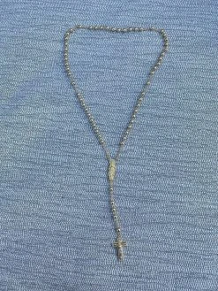 MOISSANITE Rosary Beads Necklace 14k Gold Vermeil 925 Silver Rosario Jesus 30" 19 MOISSANITE Rosary Beads Necklace 14k Gold Vermeil 925 Silver Rosario Jesus 30" -Harlem Bling Shop harlembling moissanite rosary beads necklace 14k gold vermeil 925 silver rosario jesus 30 59210.1664387488