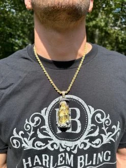 MOISSANITE Santa Muerte Grim Reaper Pendant 925 Silver / 14k Gold Rose Necklace 24 MOISSANITE Santa Muerte Grim Reaper Pendant 925 Silver / 14k Gold Rose Necklace -Harlem Bling Shop harlembling moissanite santa muerte grim reaper pendant 925 silver 14k gold rose necklace 86279.1689723476