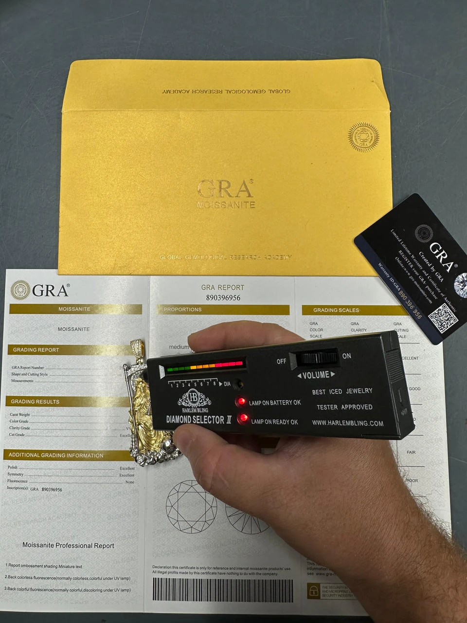 MOISSANITE Santa Muerte Grim Reaper Pendant 925 Silver / 14k Gold Rose Necklace 8 MOISSANITE Santa Muerte Grim Reaper Pendant 925 Silver / 14k Gold Rose Necklace - Image 6