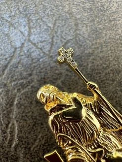 MOISSANITE Santa Muerte Grim Reaper Pendant Skull & AK47 Gun 925 Silver Necklace -Harlem Bling Shop harlembling moissanite santa muerte grim reaper pendant skull and ak47 gun 925 silver necklace 10283.1688771798