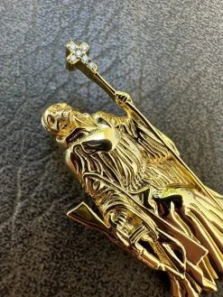 MOISSANITE Santa Muerte Grim Reaper Pendant Skull & AK47 Gun 925 Silver Necklace -Harlem Bling Shop harlembling moissanite santa muerte grim reaper pendant skull and ak47 gun 925 silver necklace 27204.1688771697