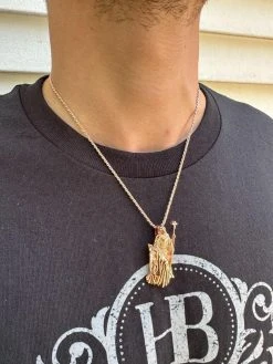 MOISSANITE Santa Muerte Grim Reaper Pendant Skull & AK47 Gun 925 Silver Necklace -Harlem Bling Shop harlembling moissanite santa muerte grim reaper pendant skull and ak47 gun 925 silver necklace 31044.1688771774