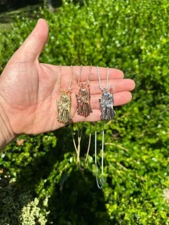 MOISSANITE Santa Muerte Grim Reaper Pendant Skull & AK47 Gun 925 Silver Necklace -Harlem Bling Shop harlembling moissanite santa muerte grim reaper pendant skull and ak47 gun 925 silver necklace 66020.1688771779