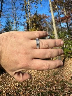 Moissanite "Screw" Eternity Band Wedding Love Ring Real Iced 925 Silver 5mm -Harlem Bling Shop harlembling moissanite screw eternity band wedding love ring real iced 925 silver 5mm 54689.1700020673