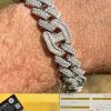 MOISSANITE Solid 925 Silver Mens 15mm Figarucci Gucci Link Prong Cuban Bracelet 1 MOISSANITE Solid 925 Silver Mens 15mm Figarucci Gucci Link Prong Cuban Bracelet -Harlem Bling Shop harlembling moissanite solid 925 silver mens 15mm figarucci gucci link prong cuban bracelet 98310.1665670424