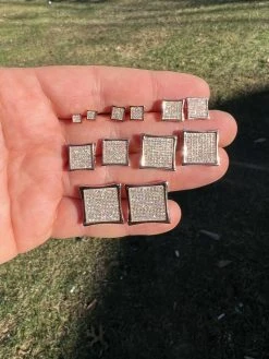 Moissanite Square Kite Earrings Pass Diamond Test 4mm-18mm 14k Rose Gold Vermeil 19 Moissanite Square Kite Earrings Pass Diamond Test 4mm-18mm 14k Rose Gold Vermeil -Harlem Bling Shop harlembling moissanite square kite earrings pass diamond test 4mm 18mm 14k rose gold vermeil 28554.1664356900