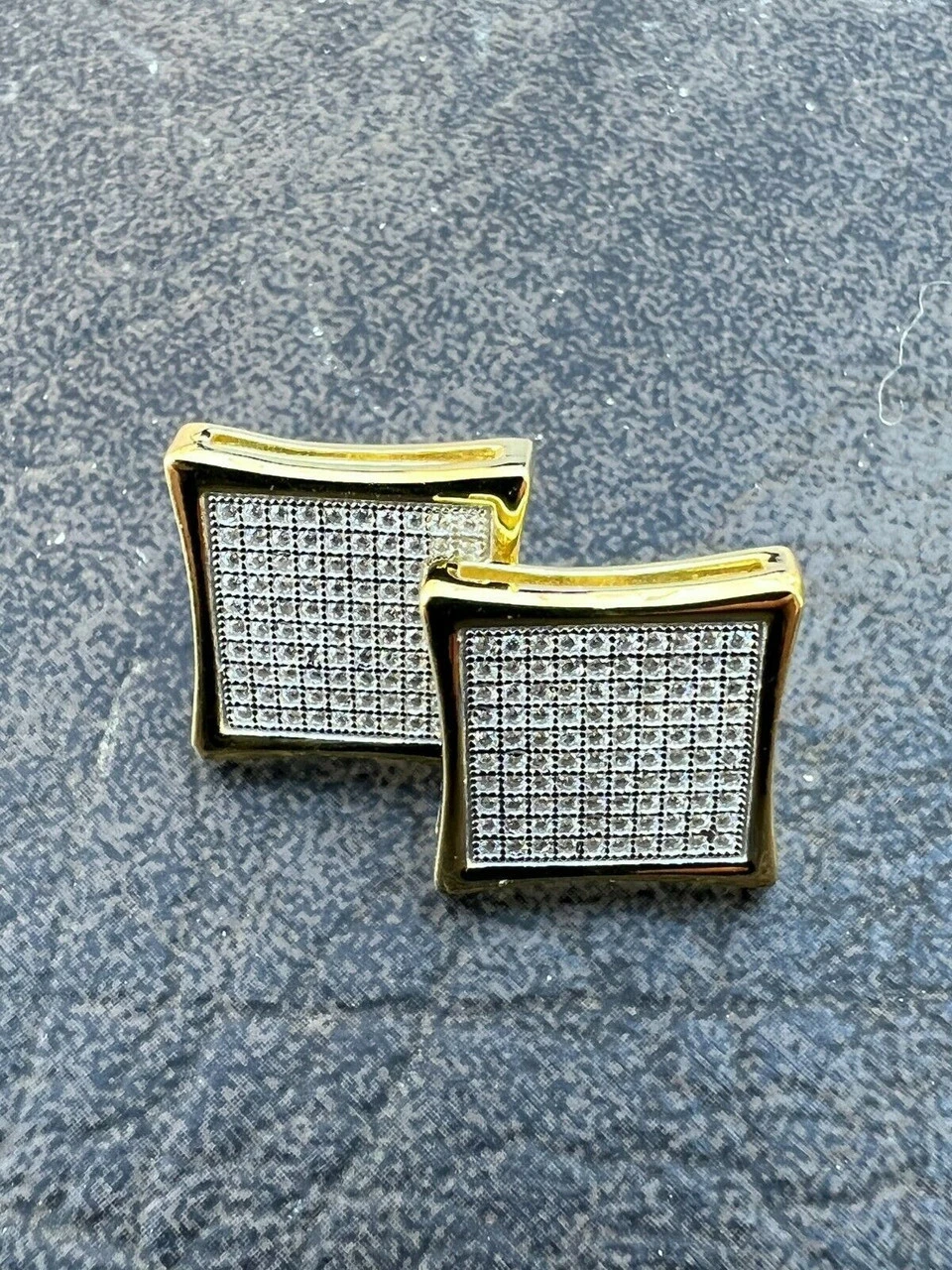 Moissanite Square Kite Earrings Passes Diamond Tester 4mm-18mm 14k Gold Vermeil 14 Moissanite Square Kite Earrings Passes Diamond Tester 4mm-18mm 14k Gold Vermeil - Image 12