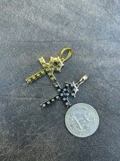 MOISSANITE Tennis Ankh Cross Pendant Iced Necklace Gold / Silver Diamond Test ✅ 24 MOISSANITE Tennis Ankh Cross Pendant Iced Necklace Gold / Silver Diamond Test ✅ -Harlem Bling Shop harlembling moissanite tennis ankh cross pendant iced necklace gold silver diamond test 59179.1664384553