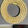 MOISSANITE Tennis Chain 14k Gold Over 925 Silver Yellow Canary Necklace 3mm 2 MOISSANITE Tennis Chain 14k Gold Over 925 Silver Yellow Canary Necklace 3mm -Harlem Bling Shop harlembling moissanite tennis chain 14k gold over 925 silver yellow canary necklace 3mm 23512.1671553245