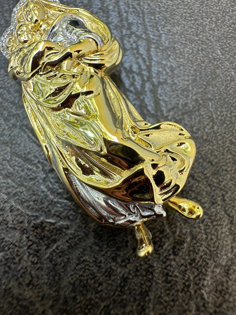 MOISSANITE Virgin Mary 3D Pendant Real 925 Silver/ Yellow Rose Gold Necklace 13 MOISSANITE Virgin Mary 3D Pendant Real 925 Silver/ Yellow Rose Gold Necklace - Image 11