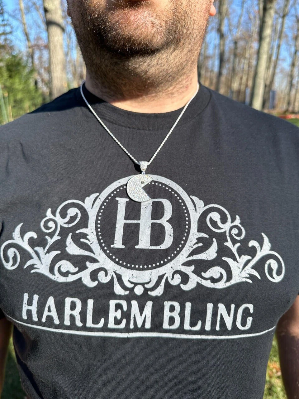 PACMAN Iced Pendant MOISSANITE Real 925 Silver / 14k Gold Hip Hop Necklace 15 PACMAN Iced Pendant MOISSANITE Real 925 Silver / 14k Gold Hip Hop Necklace - Image 13