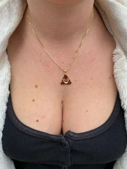 Poop Emoji Solid 925 Sterling Silver 14k Gold Plated 1" Pendant For Necklace 17 Poop Emoji Solid 925 Sterling Silver 14k Gold Plated 1" Pendant For Necklace -Harlem Bling Shop harlembling poop emoji solid 925 sterling silver 14k gold plated 1 pendant for necklace 13638.1665670698