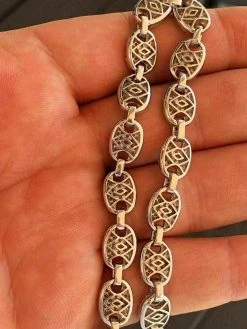 Puff Gucci Link Chain Out ICED Moissanite Pass Diamond Test 925 Silver 8mm Thick -Harlem Bling Shop harlembling puff gucci link chain out iced moissanite pass diamond test 925 silver 8mm thick 64025.1664372890