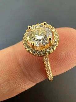 Real 1.2ct VVS D Moissanite Engagement Promise Ring 14k Gold Plated 925 Silver 22 Real 1.2ct VVS D Moissanite Engagement Promise Ring 14k Gold Plated 925 Silver -Harlem Bling Shop harlembling real 1.2ct vvs d moissanite engagement promise ring 14k gold plated 925 silver 22063.1664302302