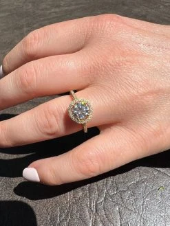 Real 1.2ct VVS D Moissanite Engagement Promise Ring 14k Gold Plated 925 Silver 20 Real 1.2ct VVS D Moissanite Engagement Promise Ring 14k Gold Plated 925 Silver -Harlem Bling Shop harlembling real 1.2ct vvs d moissanite engagement promise ring 14k gold plated 925 silver 45044.1664300397