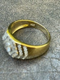 Real 14k Gold Vermeil 925 Silver Out Iced Diamond Hip Hop Solitaire Ring Men's 25 Real 14k Gold Vermeil 925 Silver Out Iced Diamond Hip Hop Solitaire Ring Men's -Harlem Bling Shop harlembling real 14k gold vermeil 925 silver out iced diamond hip hop solitaire ring mens 89709.1664398112