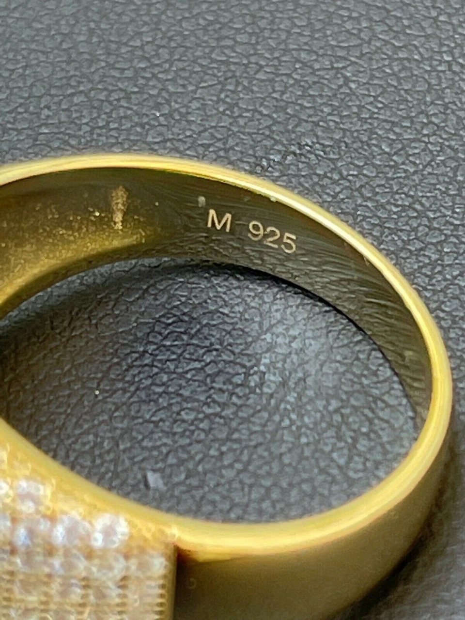 Real 14k Gold Vermeil Men Hip Hop Iced 1.8ct Moissanite Ring Pass Diamond Tester 14 Real 14k Gold Vermeil Men Hip Hop Iced 1.8ct Moissanite Ring Pass Diamond Tester - Image 12