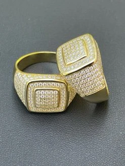 Real 14k Gold Vermeil Men Hip Hop Iced 1.8ct Moissanite Ring Pass Diamond Tester 18 Real 14k Gold Vermeil Men Hip Hop Iced 1.8ct Moissanite Ring Pass Diamond Tester -Harlem Bling Shop harlembling real 14k gold vermeil men hip hop iced 1.8ct moissanite ring pass diamond tester 73813.1664400383
