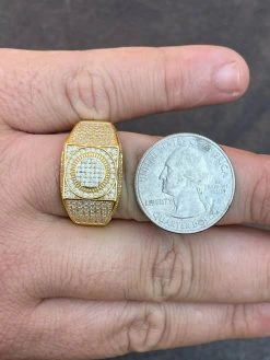 Real 14k Gold Vermeil Mens Hip Hop Iced MOISSANITE Ring - Passes Diamond Tester 18 Real 14k Gold Vermeil Mens Hip Hop Iced MOISSANITE Ring - Passes Diamond Tester -Harlem Bling Shop harlembling real 14k gold vermeil mens hip hop iced moissanite ring passes diamond tester 66765.1664355828