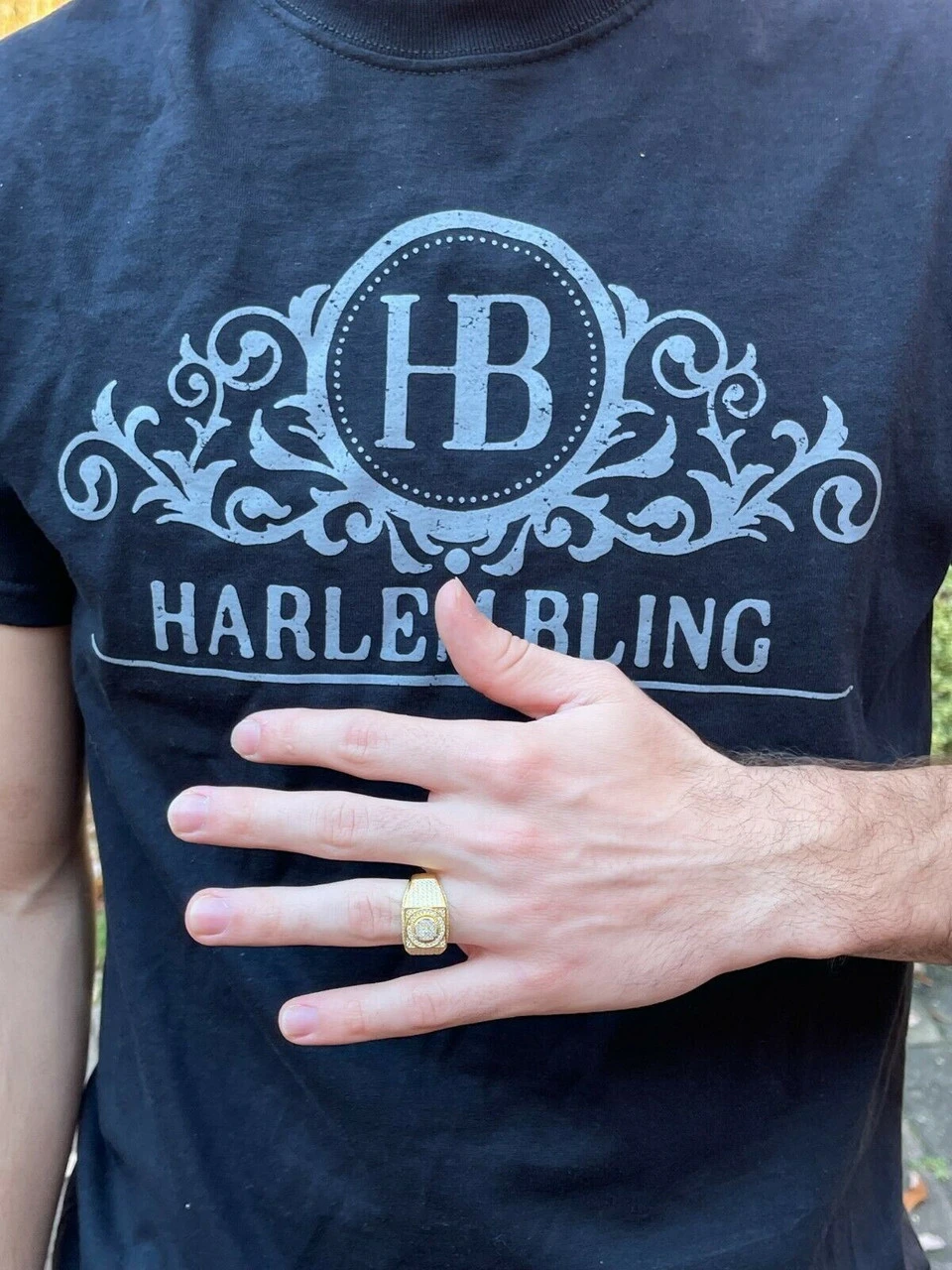 Real 14k Gold Vermeil Mens Hip Hop Iced MOISSANITE Ring - Passes Diamond Tester 13 Real 14k Gold Vermeil Mens Hip Hop Iced MOISSANITE Ring - Passes Diamond Tester - Image 11