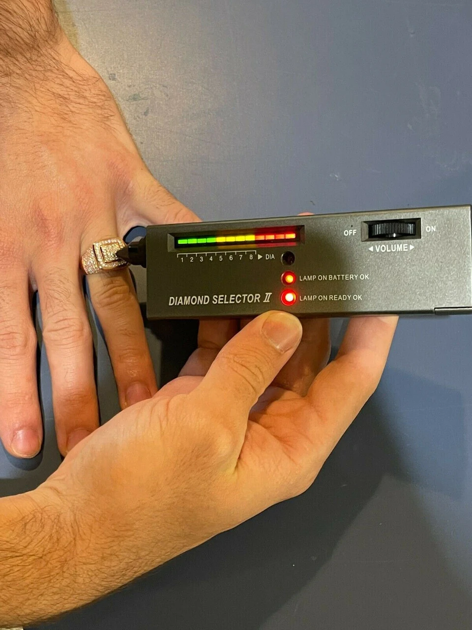 Real 14k Rose Gold Vermeil Men Hip Hop Iced Moissanite Ring Pass Diamond Tester 12 Real 14k Rose Gold Vermeil Men Hip Hop Iced Moissanite Ring Pass Diamond Tester - Image 10