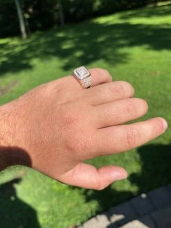 Real 14k Rose Gold Vermeil Men Hip Hop Iced Moissanite Ring Pass Diamond Tester 18 Real 14k Rose Gold Vermeil Men Hip Hop Iced Moissanite Ring Pass Diamond Tester -Harlem Bling Shop harlembling real 14k rose gold vermeil men hip hop iced moissanite ring pass diamond tester 48758.1664398103