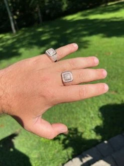 Real 14k Rose Gold Vermeil Men Hip Hop Iced Moissanite Ring Pass Diamond Tester 20 Real 14k Rose Gold Vermeil Men Hip Hop Iced Moissanite Ring Pass Diamond Tester -Harlem Bling Shop harlembling real 14k rose gold vermeil men hip hop iced moissanite ring pass diamond tester 95280.1664393038