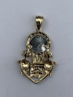 Real 14k Yellow Gold Over 925 Silver Virgin Mary Pendant Iced Hip Hop Men Ladies 10 Real 14k Yellow Gold Over 925 Silver Virgin Mary Pendant Iced Hip Hop Men Ladies -Harlem Bling Shop harlembling real 14k yellow gold over 925 silver virgin mary pendant iced hip hop men ladies 68419.1664374636