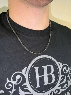 REAL 3mm Black MOISSANITE Tennis Chain Necklace - Passes Diamond Tester 14-24" 18 REAL 3mm Black MOISSANITE Tennis Chain Necklace - Passes Diamond Tester 14-24" -Harlem Bling Shop harlembling real 3mm black moissanite tennis chain necklace passes diamond tester 14 24 87667.1664360813