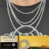 REAL 3mm MOISSANITE Tennis Chain Necklace - VVS D Color - Passes Diamond Tester 1 REAL 3mm MOISSANITE Tennis Chain Necklace - VVS D Color - Passes Diamond Tester -Harlem Bling Shop harlembling real 3mm moissanite tennis chain necklace vvs d color passes diamond tester 27228.1664355788