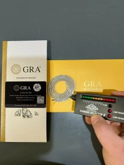 REAL 3mm MOISSANITE Tennis Chain Necklace - VVS D Color - Passes Diamond Tester 16 REAL 3mm MOISSANITE Tennis Chain Necklace - VVS D Color - Passes Diamond Tester -Harlem Bling Shop harlembling real 3mm moissanite tennis chain necklace vvs d color passes diamond tester 60475.1664361747