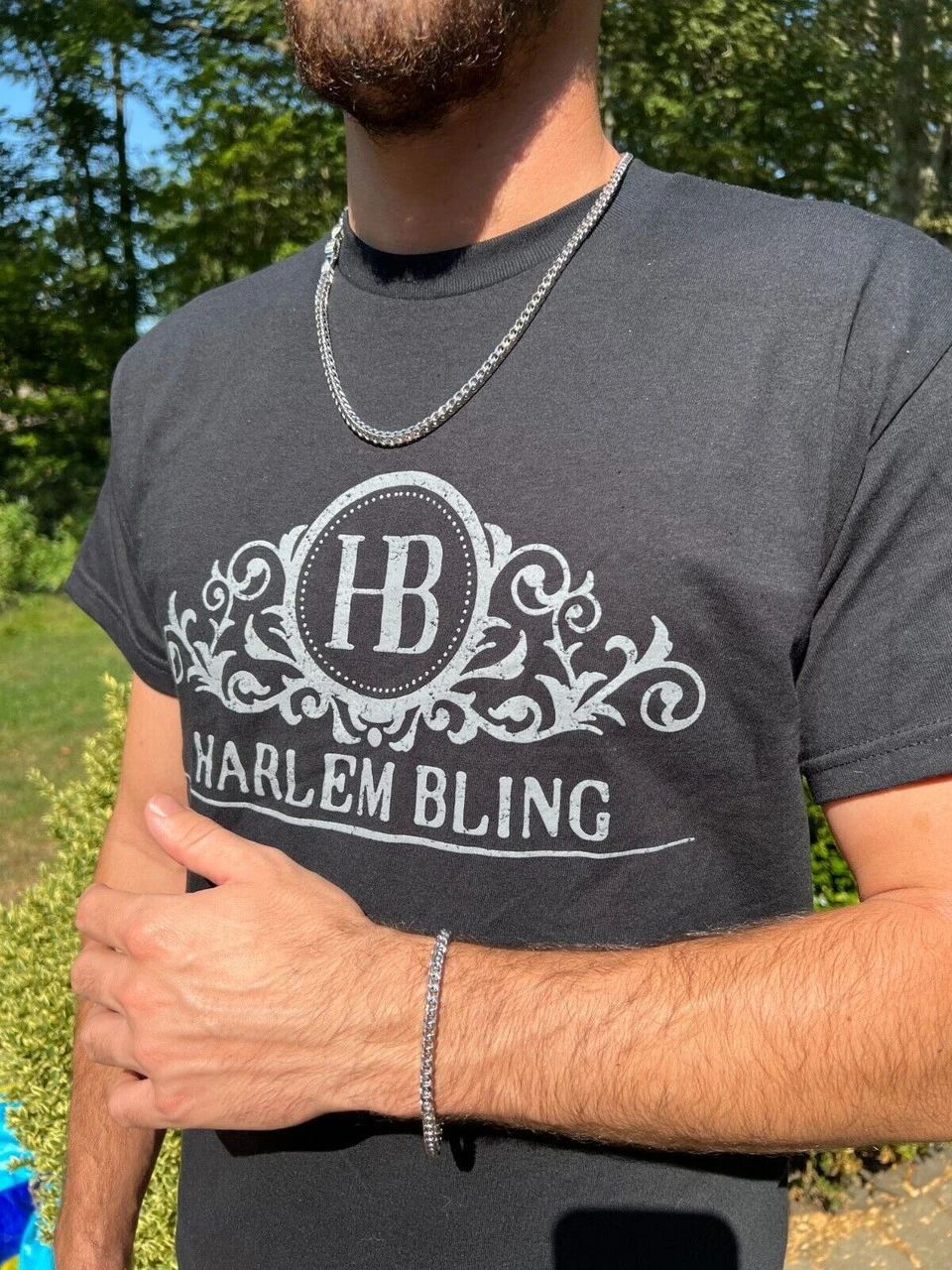 Real 5mm Franco Chain Necklace Bracelet Solid 925 Silver Iced MOISSANITE Clasp 6 Real 5mm Franco Chain Necklace Bracelet Solid 925 Silver Iced MOISSANITE Clasp - Image 4