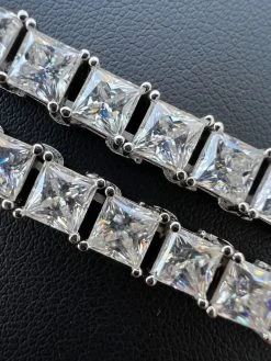 REAL 5mm MOISSANITE Princess Cut Square Tennis Bracelet Passes Diamond Tester 29 REAL 5mm MOISSANITE Princess Cut Square Tennis Bracelet Passes Diamond Tester -Harlem Bling Shop harlembling real 5mm moissanite princess cut square tennis bracelet passes diamond tester 65396.1675447339