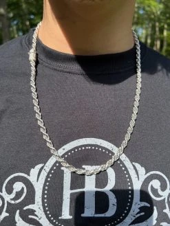 Real 6mm Rope Chain Necklace Bracelet Solid 925 Silver Iced 1ct MOISSANITE Clasp 25 Real 6mm Rope Chain Necklace Bracelet Solid 925 Silver Iced 1ct MOISSANITE Clasp -Harlem Bling Shop harlembling real 6mm rope chain necklace bracelet solid 925 silver iced 1ct moissanite clasp 54318.1664299760