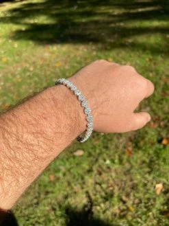 Real 9.5CT MOISSANITE 925 Silver Mens Iced Flooded Out Cluster Tennis Bracelet 21 Real 9.5CT MOISSANITE 925 Silver Mens Iced Flooded Out Cluster Tennis Bracelet -Harlem Bling Shop harlembling real 9.5ct moissanite 925 silver mens iced flooded out cluster tennis bracelet 02657.1664355100