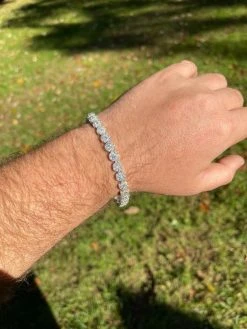 Real 9.5CT MOISSANITE 925 Silver Mens Iced Flooded Out Cluster Tennis Bracelet 15 Real 9.5CT MOISSANITE 925 Silver Mens Iced Flooded Out Cluster Tennis Bracelet -Harlem Bling Shop harlembling real 9.5ct moissanite 925 silver mens iced flooded out cluster tennis bracelet 97199.1664359199