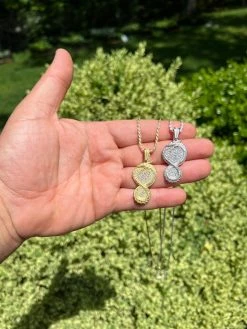 Real 925 Silver / 14k Gold Plated Dragon Infinite Flame Pendant Necklace Iced 24 Real 925 Silver / 14k Gold Plated Dragon Infinite Flame Pendant Necklace Iced -Harlem Bling Shop harlembling real 925 silver 14k gold plated dragon infinite flame pendant necklace iced 77993.1664359597