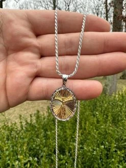 Real 925 Silver 14k Gold Plated Jesus Medallion Pendant Diamond Cut Necklace 31 Real 925 Silver 14k Gold Plated Jesus Medallion Pendant Diamond Cut Necklace -Harlem Bling Shop harlembling real 925 silver 14k gold plated jesus medallion pendant diamond cut necklace 62220.1678215011
