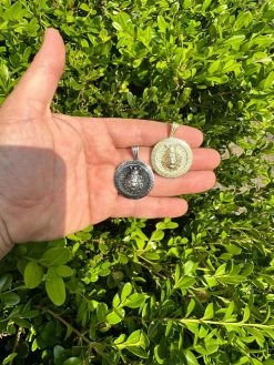 Real 925 Silver / 14k Gold Plated Lion King Of Jungle Medallion Pendant Necklace -Harlem Bling Shop harlembling real 925 silver 14k gold plated lion king of jungle medallion pendant necklace 13449.1684271285