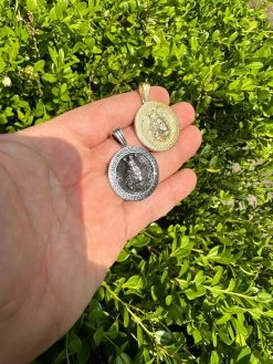 Real 925 Silver / 14k Gold Plated Lion King Of Jungle Medallion Pendant Necklace -Harlem Bling Shop harlembling real 925 silver 14k gold plated lion king of jungle medallion pendant necklace 47313.1684271324