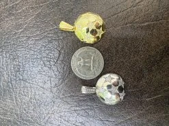 Real 925 Silver / 14k Gold Plated Soccer Ball Futbol Star Pendant Necklace Iced 24 Real 925 Silver / 14k Gold Plated Soccer Ball Futbol Star Pendant Necklace Iced -Harlem Bling Shop harlembling real 925 silver 14k gold plated soccer ball futbol star pendant necklace iced 79814.1664300060