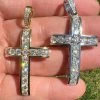 Real 925 Silver Gold Iced Channel Set Mens Hip Hop Tennis Cross Pendant Necklace 1 Real 925 Silver Gold Iced Channel Set Mens Hip Hop Tennis Cross Pendant Necklace -Harlem Bling Shop harlembling real 925 silver gold iced channel set mens hip hop tennis cross pendant necklace 09483.1664358400